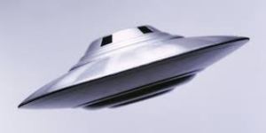 A 'UFO' as imagined by the tabloid media (courtesy Huffington Post)